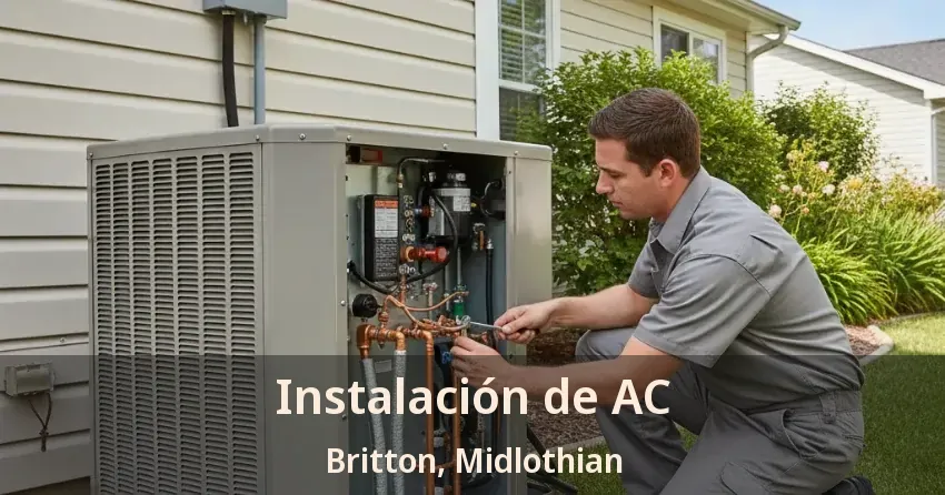 Instalación de AC Britton, Midlothian - TX Instalación de AC Britton, Midlothian - TX