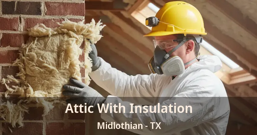 Attic With Insulation Midlothian - TX