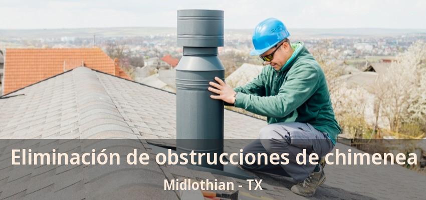 Eliminación de obstrucciones de chimenea Midlothian - TX