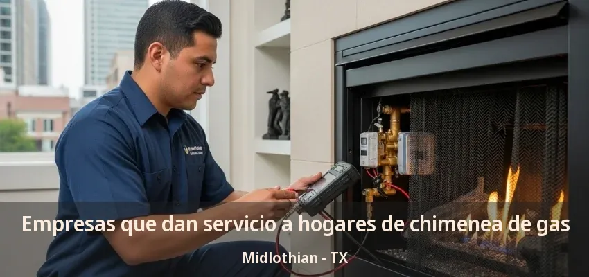 Empresas que dan servicio a hogares de chimenea de gas Midlothian - TX