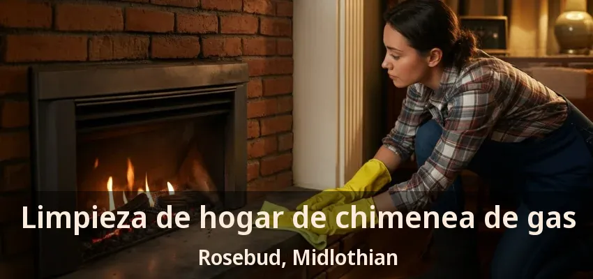 Limpieza de hogar de chimenea de gas Rosebud, Midlothian - TX