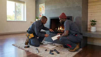 Book for Gas Fireplace Servicing